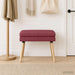 Dubbel Laagige Bank Wijnrood 60 x 40 x 46 cm Stof
