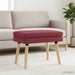 Dubbel Laagige Bank Wijnrood 60 x 40 x 46 cm Stof