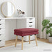 Dubbel Laagige Bank Wijnrood 60 x 40 x 46 cm Stof