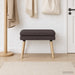 Dubbel Laagige Bank Donkerbruin 60 x 40 x 46 cm Stof