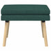 Dubbel Laagige Bank Donkergroen 60 x 40 x 46 cm Stof