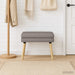 Dubbel Laagige Bank Taupe 60 x 40 x 46 cm Stof