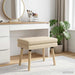 Dubbel Laagige Bank Crèmekleurig 60 x 40 x 46 cm Stof