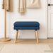 Dubbel Laagige Bank Blauw 60 x 40 x 46 cm Stof