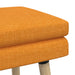 Dubbel Laagige Bank Donkergeel 60 x 40 x 46 cm Stof