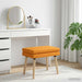 Dubbel Laagige Bank Donkergeel 60 x 40 x 46 cm Stof