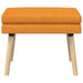 Dubbel Laagige Bank Donkergeel 60 x 40 x 46 cm Stof