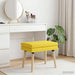 Dubbel Laagige Bank Lichtgeel 60 x 40 x 46 cm Stof