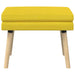 Dubbel Laagige Bank Lichtgeel 60 x 40 x 46 cm Stof