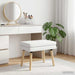 Dubbel Laagige Bank Wit 60 x 40 x 46 cm Stof