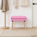 Dubbel Laagige Bank Roze 60 x 40 x 46 cm Stof