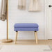 Dubbel Laagige Bank Jeans Blauw 60 x 40 x 46 cm Stof