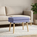 Dubbel Laagige Bank Jeans Blauw 60 x 40 x 46 cm Stof
