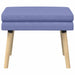 Dubbel Laagige Bank Jeans Blauw 60 x 40 x 46 cm Stof