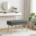 Dubbel Laagige Bank Donkergrijs 80 x 40 x 47 cm Stof