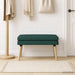 Dubbel Laagige Bank Donkergroen 80 x 40 x 47 cm Stof