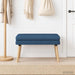 Dubbel Laagige Bank Blauw 80 x 40 x 47 cm Stof