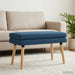 Dubbel Laagige Bank Blauw 80 x 40 x 47 cm Stof