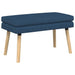Dubbel Laagige Bank Blauw 80 x 40 x 47 cm Stof
