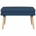 Dubbel Laagige Bank Blauw 80 x 40 x 47 cm Stof