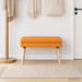 Dubbel Laagige Bank Donkergeel 80 x 40 x 47 cm Stof