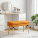 Dubbel Laagige Bank Donkergeel 80 x 40 x 47 cm Stof