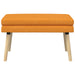 Dubbel Laagige Bank Donkergeel 80 x 40 x 47 cm Stof
