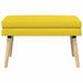 Dubbel Laagige Bank Lichtgeel 80 x 40 x 47 cm Stof