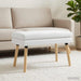 Dubbel Laagige Bank Wit 80 x 40 x 47 cm Stof