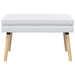 Dubbel Laagige Bank Wit 80 x 40 x 47 cm Stof