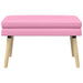 Dubbel Laagige Bank Roze 80 x 40 x 47 cm Stof
