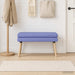 Dubbel Laagige Bank Jeans Blauw 80 x 40 x 47 cm Stof
