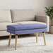 Dubbel Laagige Bank Jeans Blauw 80 x 40 x 47 cm Stof