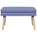 Dubbel Laagige Bank Jeans Blauw 80 x 40 x 47 cm Stof