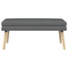 Dubbel Laagige Bank Donkergrijs 110 x 40 x 47 cm Stof