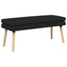 Dubbel Laagige Bank Zwart 110 x 40 x 47 cm Stof