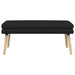 Dubbel Laagige Bank Zwart 110 x 40 x 47 cm Stof