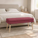 Dubbel Laagige Bank Wijnrood 110 x 40 x 47 cm Stof