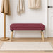 Dubbel Laagige Bank Wijnrood 110 x 40 x 47 cm Stof