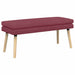 Dubbel Laagige Bank Wijnrood 110 x 40 x 47 cm Stof
