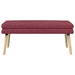 Dubbel Laagige Bank Wijnrood 110 x 40 x 47 cm Stof