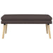 Dubbel Laagige Bank Donkerbruin 110 x 40 x 47 cm Stof