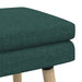 Dubbel Laagige Bank Donkergroen 110 x 40 x 47 cm Stof