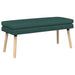 Dubbel Laagige Bank Donkergroen 110 x 40 x 47 cm Stof