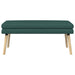 Dubbel Laagige Bank Donkergroen 110 x 40 x 47 cm Stof
