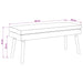Dubbel Laagige Bank Taupe 110 x 40 x 47 cm Stof