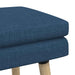 Dubbel Laagige Bank Blauw 110 x 40 x 47 cm Stof