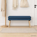 Dubbel Laagige Bank Blauw 110 x 40 x 47 cm Stof