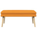 Dubbel Laagige Bank Donkergeel 110 x 40 x 47 cm Stof