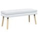 Dubbel Laagige Bank Wit 110 x 40 x 47 cm Stof